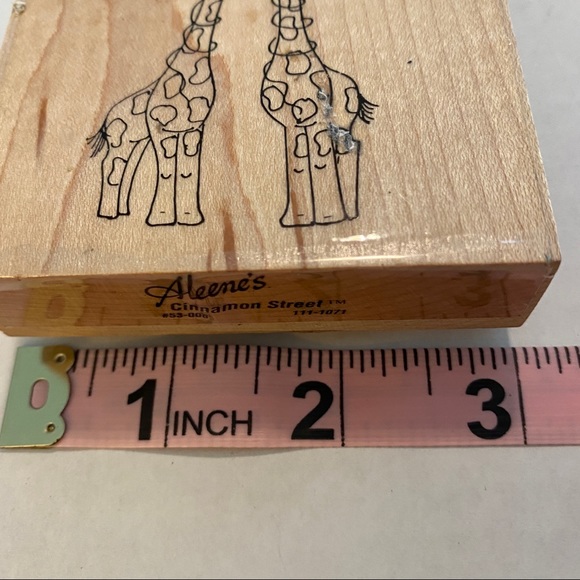 “Party Time“ Bundle of 3 Rubber Stamps 3” x 3” Alene’s Fun Stamps Wood Mounted - Picture 4 of 6